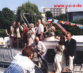 Hochzeits  Yacht Berlin Potsdam